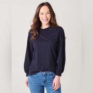 J BRAND Erma Relaxed Long Sleeve Cotton Tee M nwt
